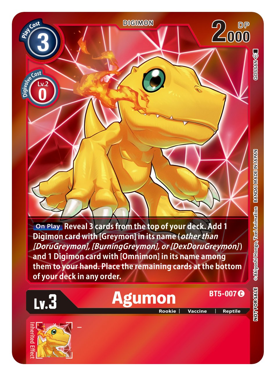 Agumon [BT5-007] (Event Pack 2) [Battle of Omni] | Clutch Gaming