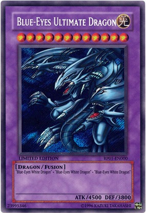 Blue-Eyes Ultimate Dragon [RP01-EN000] Secret Rare | Clutch Gaming