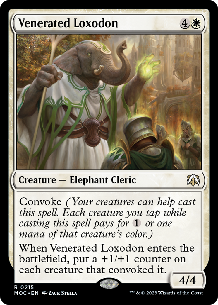 Venerated Loxodon [March of the Machine Commander] | Clutch Gaming