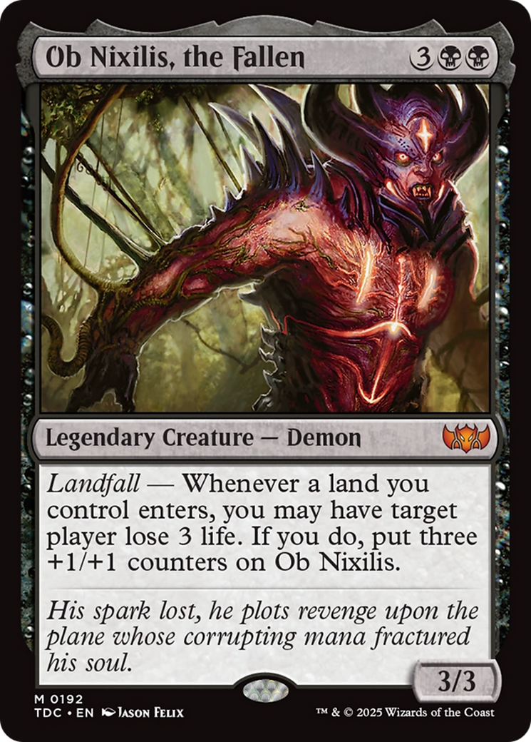 Ob Nixilis, the Fallen [Tarkir: Dragonstorm Commander] | Clutch Gaming