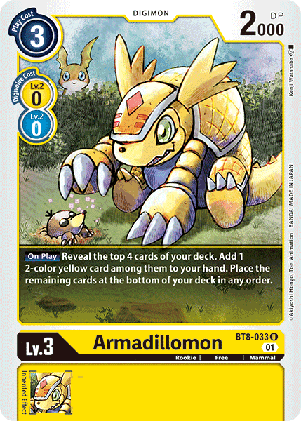 Armadillomon [BT8-033] [New Awakening] | Clutch Gaming