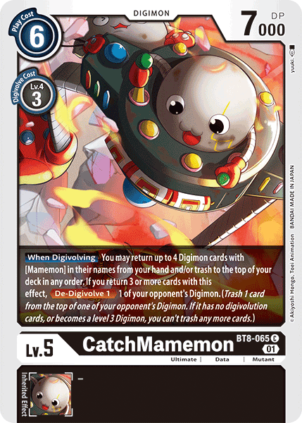 CatchMamemon [BT8-065] [New Awakening] | Clutch Gaming