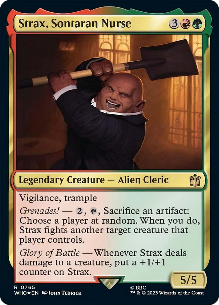 Strax, Sontaran Nurse (Surge Foil) [Doctor Who] | Clutch Gaming