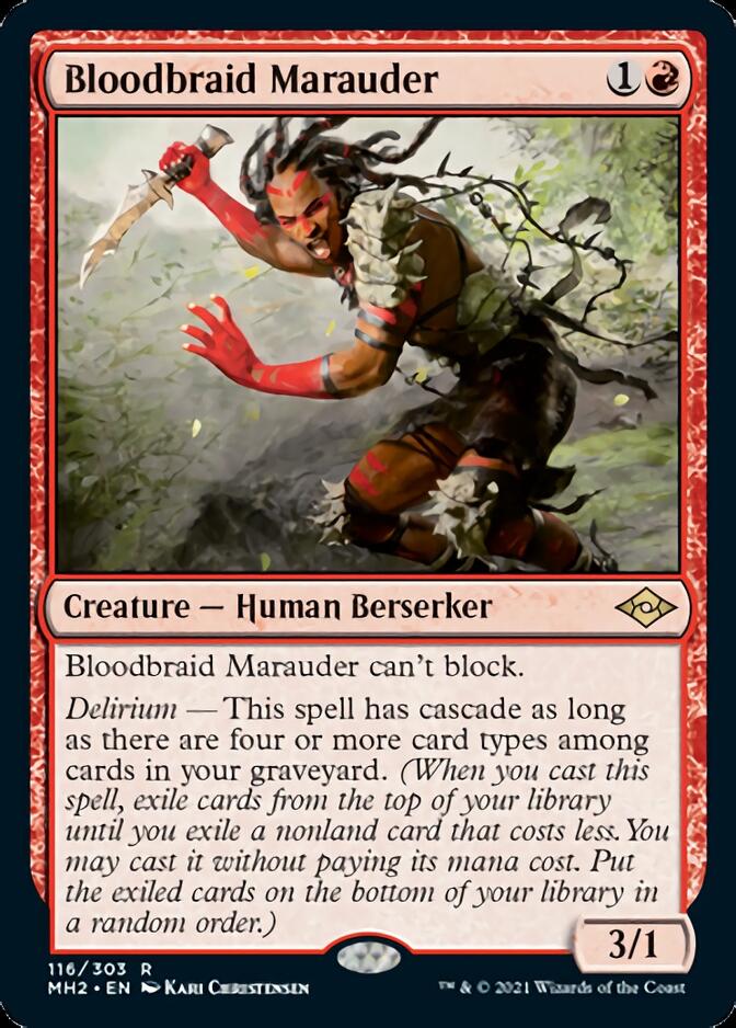 Bloodbraid Marauder [Modern Horizons 2] | Clutch Gaming