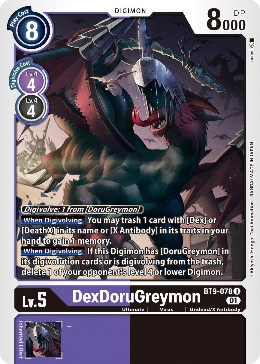 DexDoruGreymon [BT9-078] [X Record] | Clutch Gaming