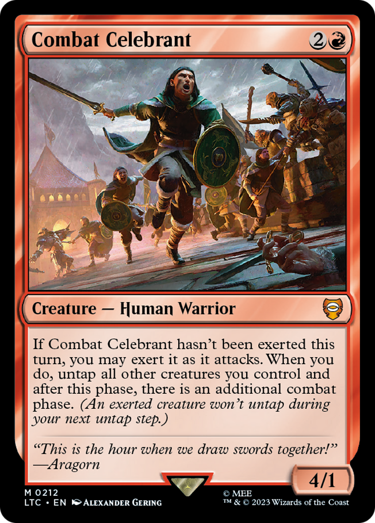 Combat Celebrant [The Lord of the Rings: Tales of Middle-Earth Commander] | Clutch Gaming