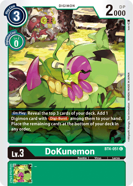 DoKunemon [BT4-051] [Great Legend] | Clutch Gaming