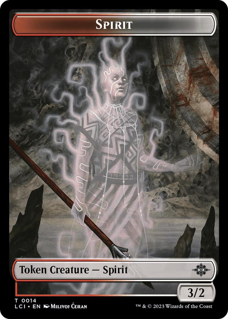 Spirit Token [The Lost Caverns of Ixalan Tokens] | Clutch Gaming