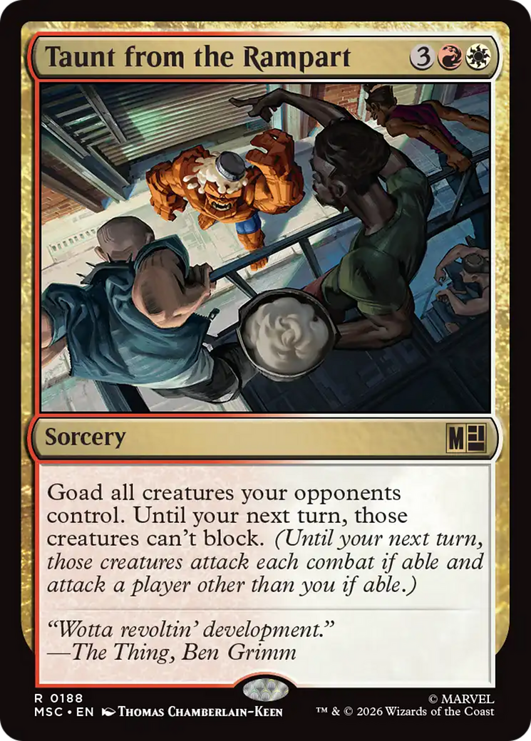 Taunt from the Rampart [Marvel Super Heroes Commander] | Clutch Gaming