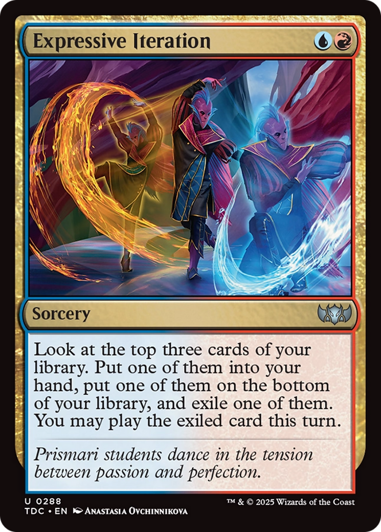Expressive Iteration [Tarkir: Dragonstorm Commander] | Clutch Gaming