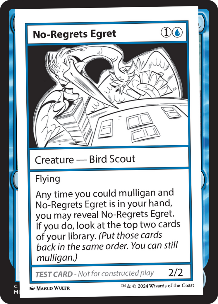 No-Regrets Egret [Mystery Booster 2 Playtest Cards] | Clutch Gaming