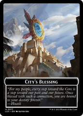 City's Blessing // Vampire (0004) Double-Sided Token [The Lost Caverns of Ixalan Commander Tokens] | Clutch Gaming