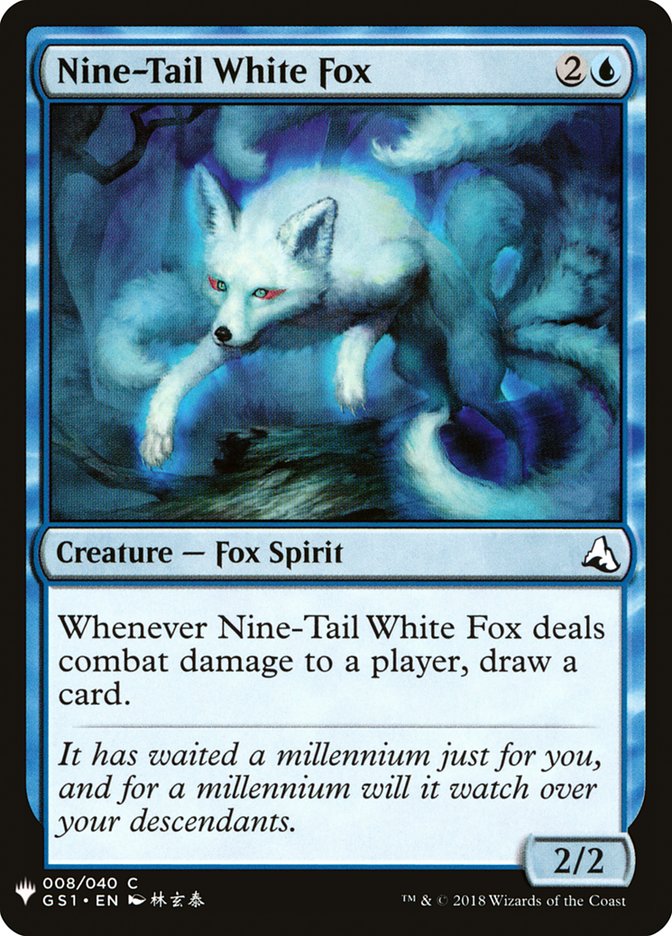 Nine-Tail White Fox [Mystery Booster] | Clutch Gaming