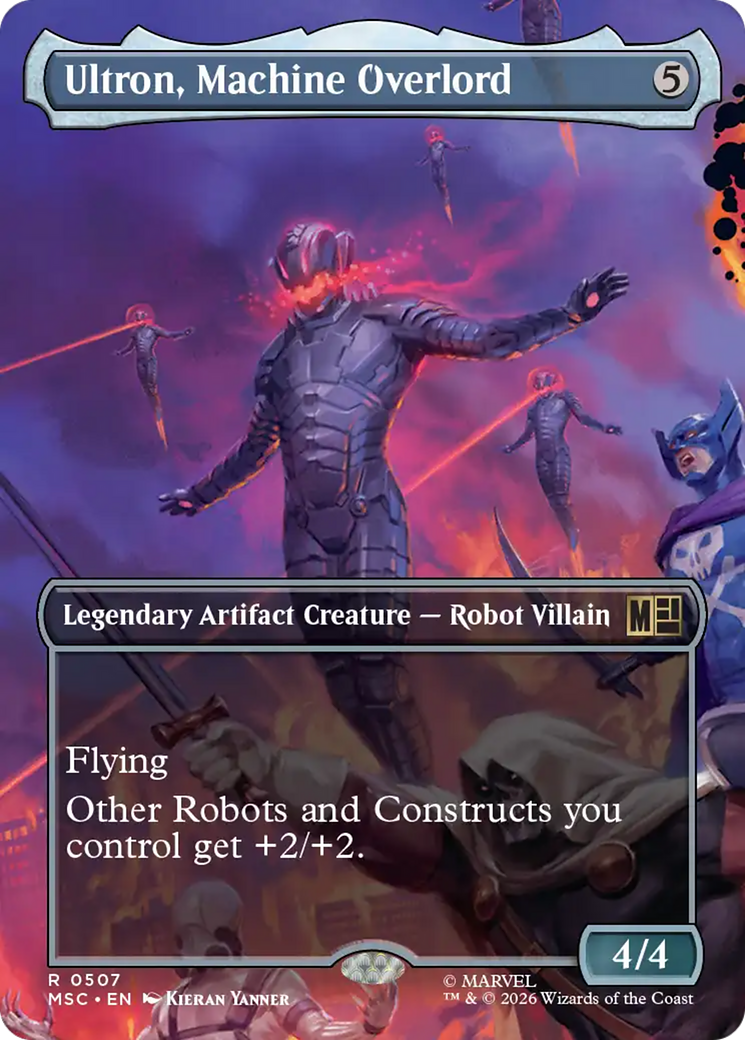 Ultron, Machine Overlord (Borderless) [Marvel Super Heroes Commander] | Clutch Gaming