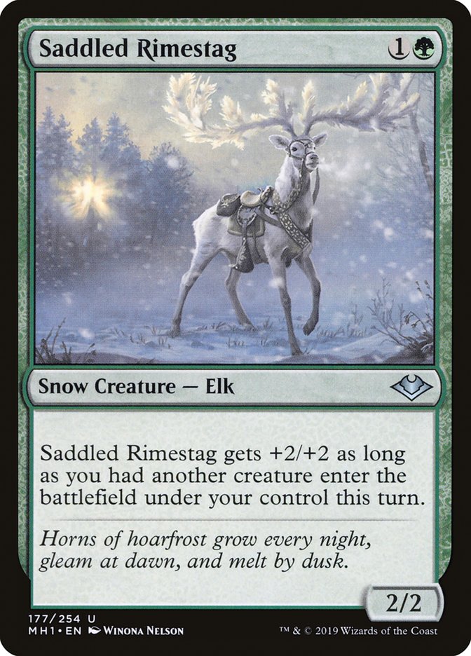 Saddled Rimestag [Modern Horizons] | Clutch Gaming