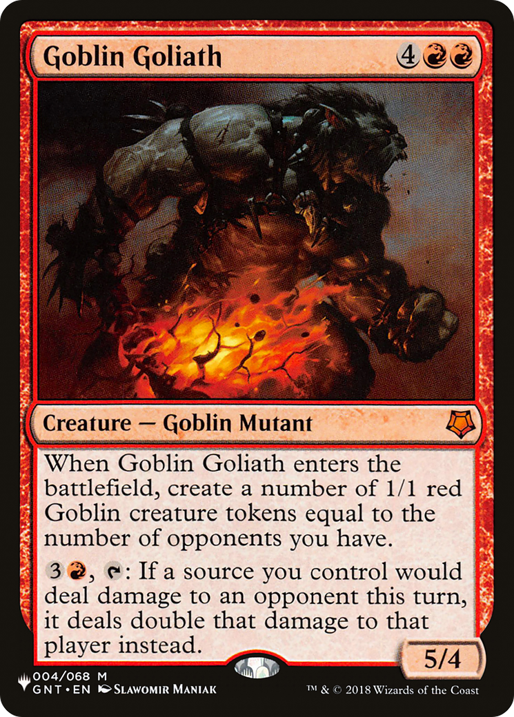 Goblin Goliath [The List Reprints] | Clutch Gaming