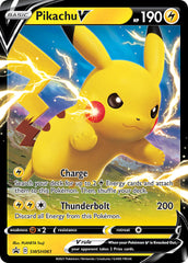 Pikachu V (SWSH061) (Jumbo Card) [Sword & Shield: Black Star Promos] | Clutch Gaming