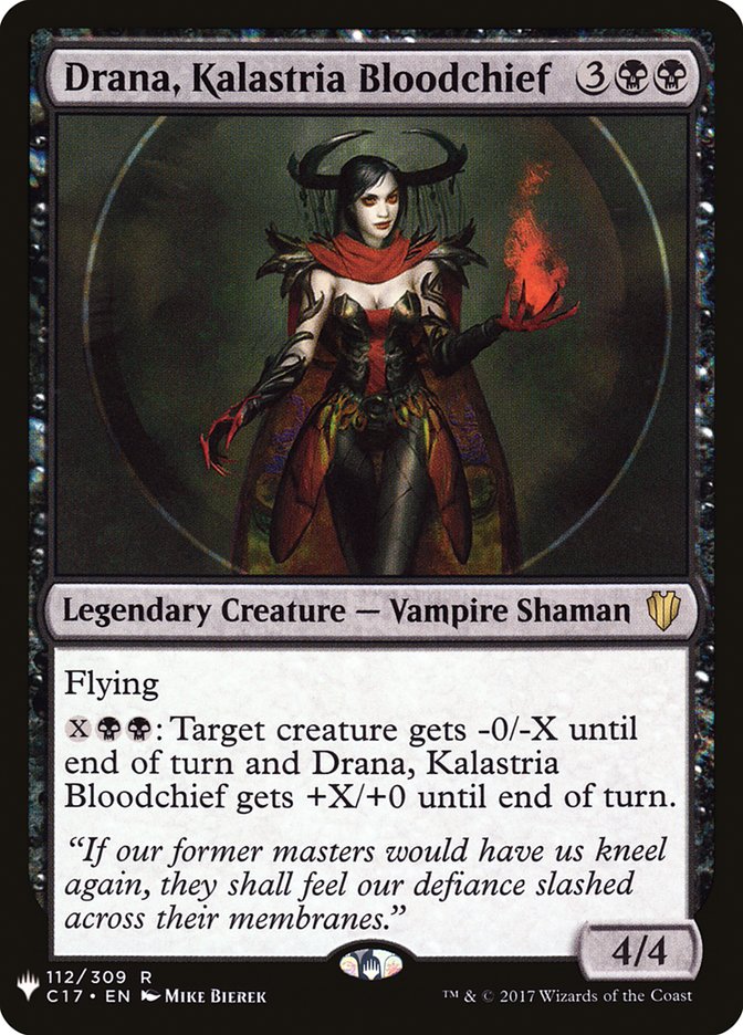 Drana, Kalastria Bloodchief [The List] | Clutch Gaming