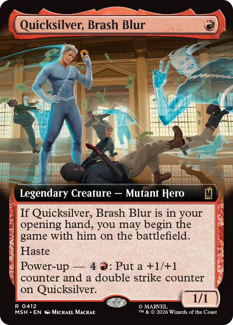 Quicksilver, Brash Blur (Extended Art) [Marvel Super Heroes] | Clutch Gaming