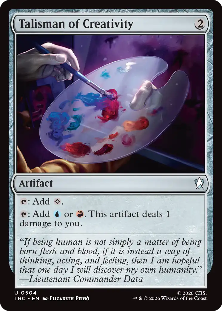 Talisman of Creativity (Surge Foil) [Star Trek Commander] | Clutch Gaming
