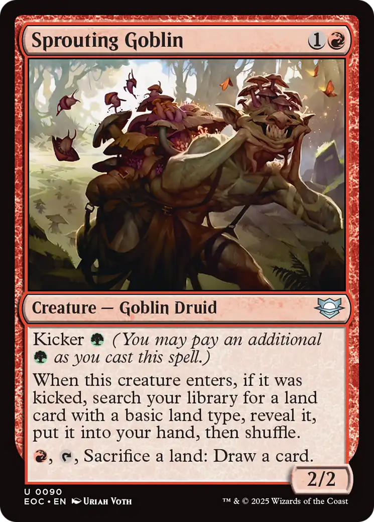 Sprouting Goblin [Edge of Eternities Commander] | Clutch Gaming