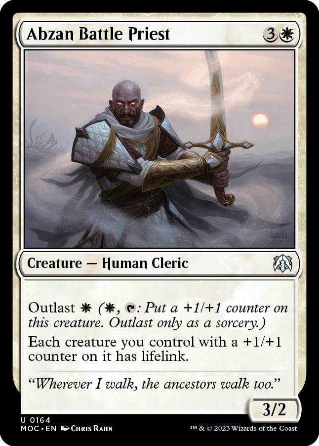 Abzan Battle Priest [March of the Machine Commander] | Clutch Gaming