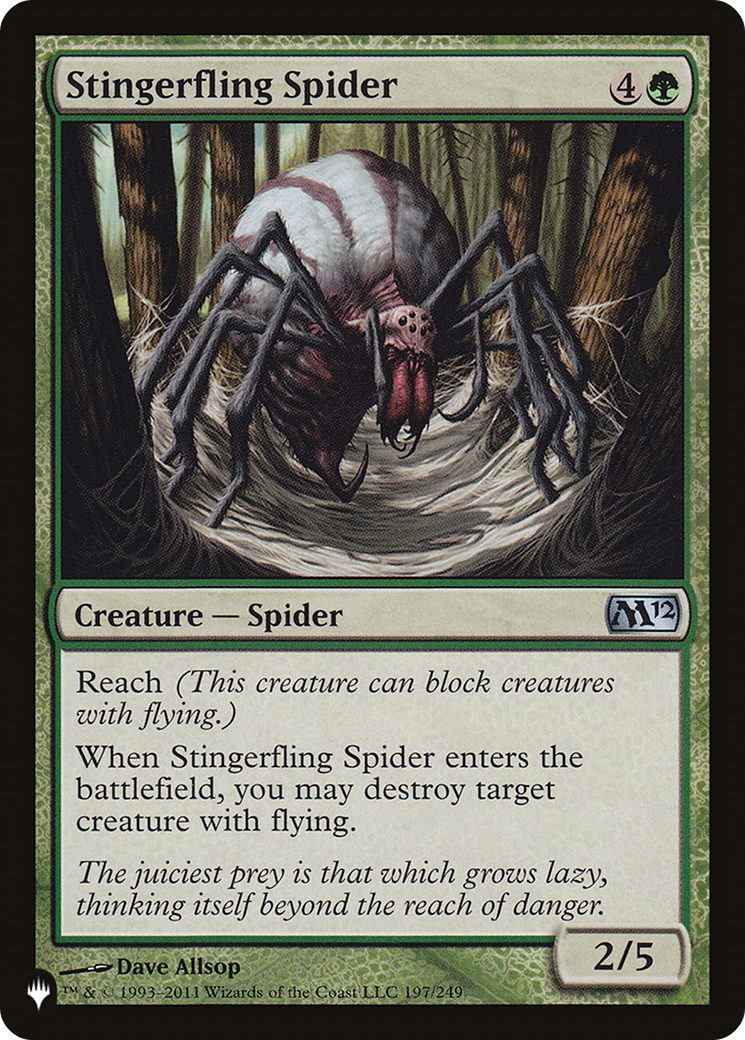 Stingerfling Spider [The List Reprints] | Clutch Gaming