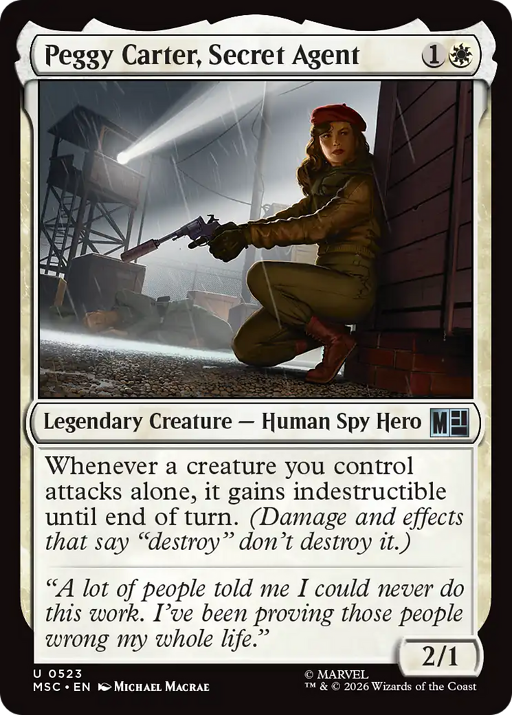 Peggy Carter, Secret Agent [Marvel Super Heroes Commander] | Clutch Gaming