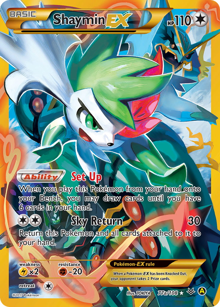 Shaymin EX (77a/108) [Alternate Art Promos] | Clutch Gaming