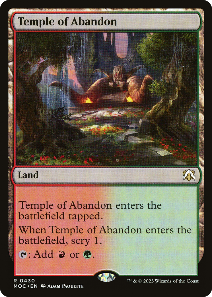 Temple of Abandon [March of the Machine Commander] | Clutch Gaming