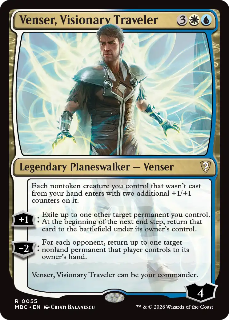 Venser, Visionary Traveler [Mystery Booster: Commander Edition] | Clutch Gaming