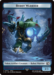 Emblem - Sephiroth, One-Winged Angel // Robot Warrior Double-Sided Token [FINAL FANTASY Tokens] | Clutch Gaming