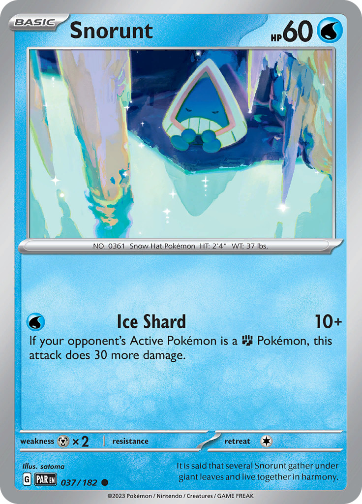 Snorunt (037/182) [Scarlet & Violet: Paradox Rift] | Clutch Gaming