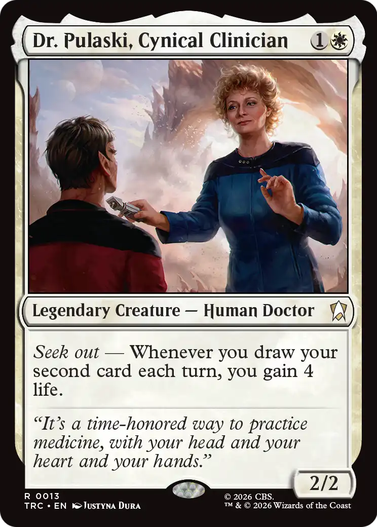 Dr. Pulaski, Cynical Clinician (Surge Foil) [Star Trek Commander] | Clutch Gaming