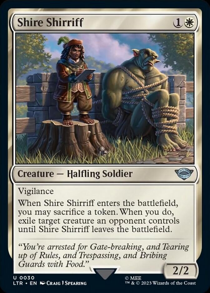 Shire Shirriff [The Lord of the Rings: Tales of Middle-Earth] | Clutch Gaming