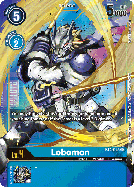 Lobomon [BT4-025] (Alternate Art) [Great Legend] | Clutch Gaming