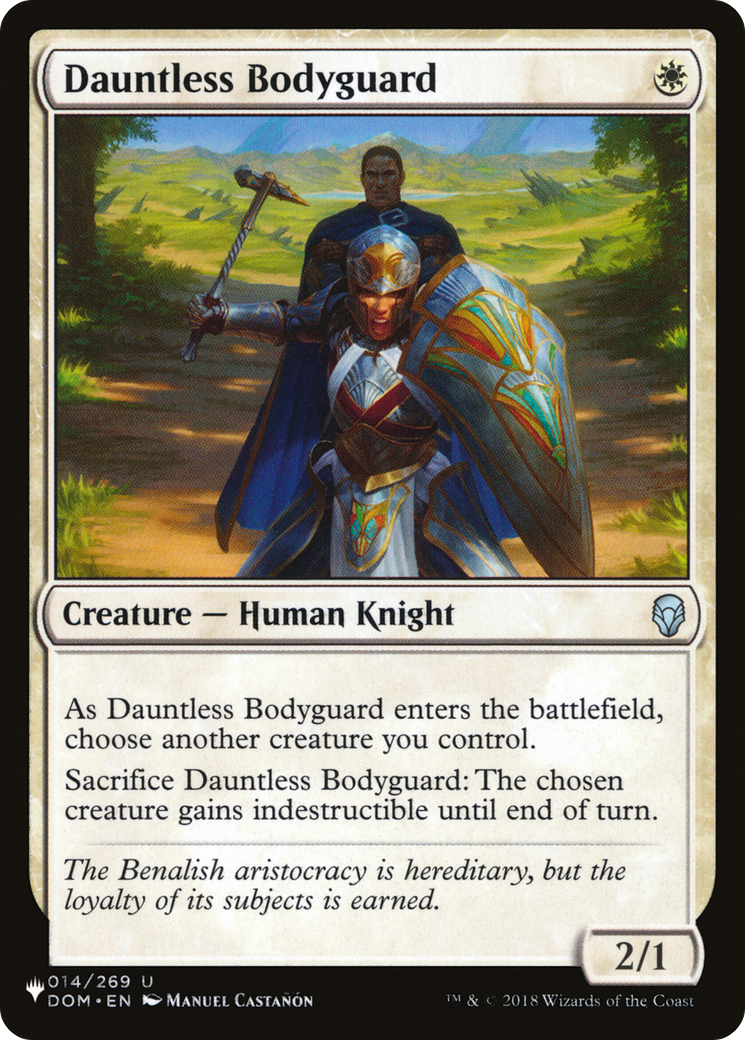 Dauntless Bodyguard [The List Reprints] | Clutch Gaming