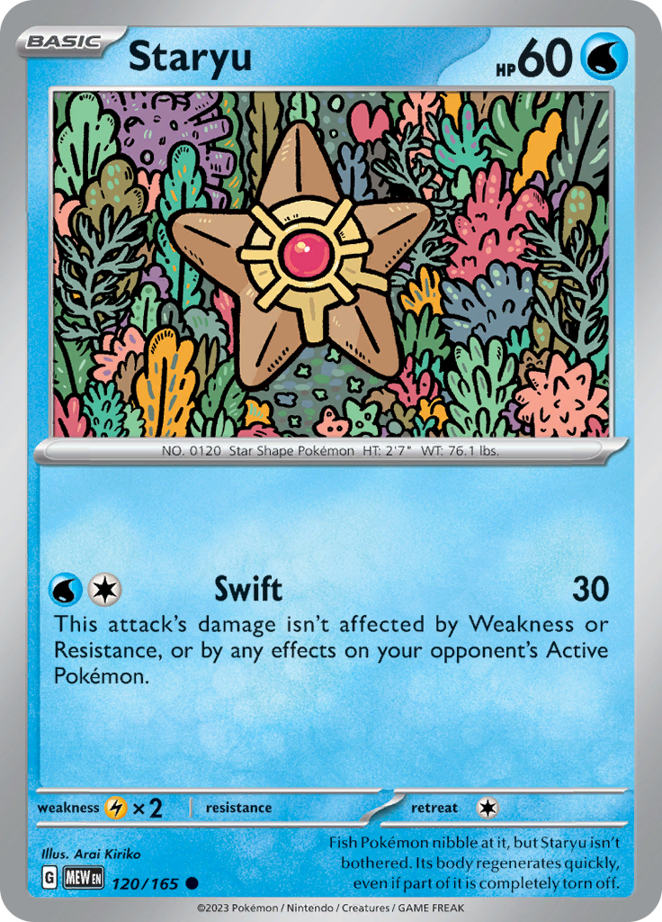 Staryu (120/165) [Scarlet & Violet: 151] | Clutch Gaming