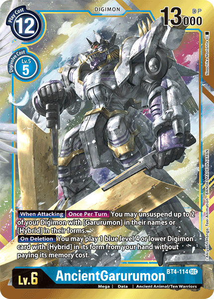 AncientGarurumon [BT4-114] (Alternate Art) [Great Legend] | Clutch Gaming