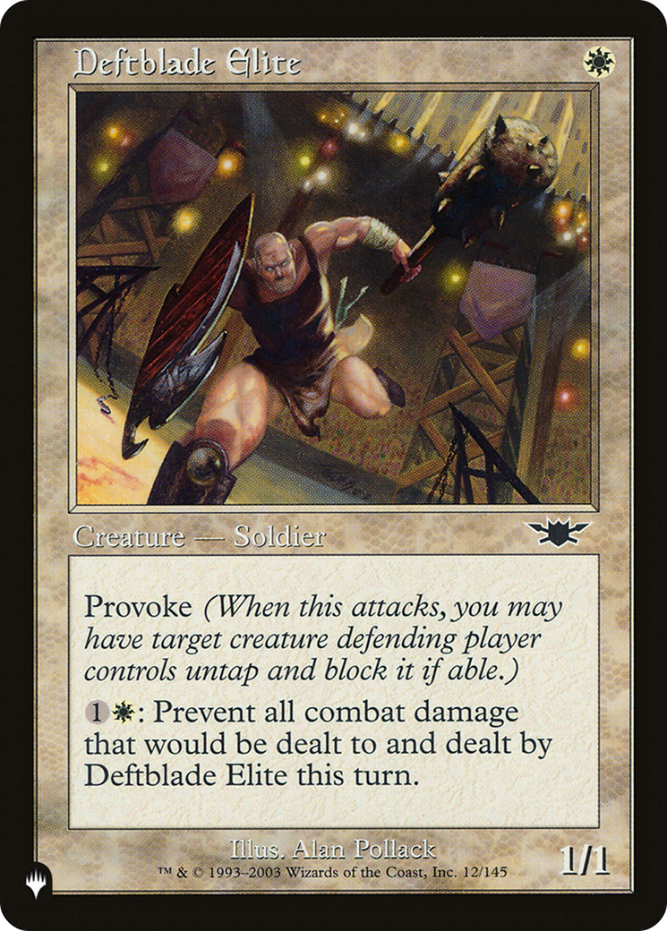 Deftblade Elite [The List Reprints] | Clutch Gaming