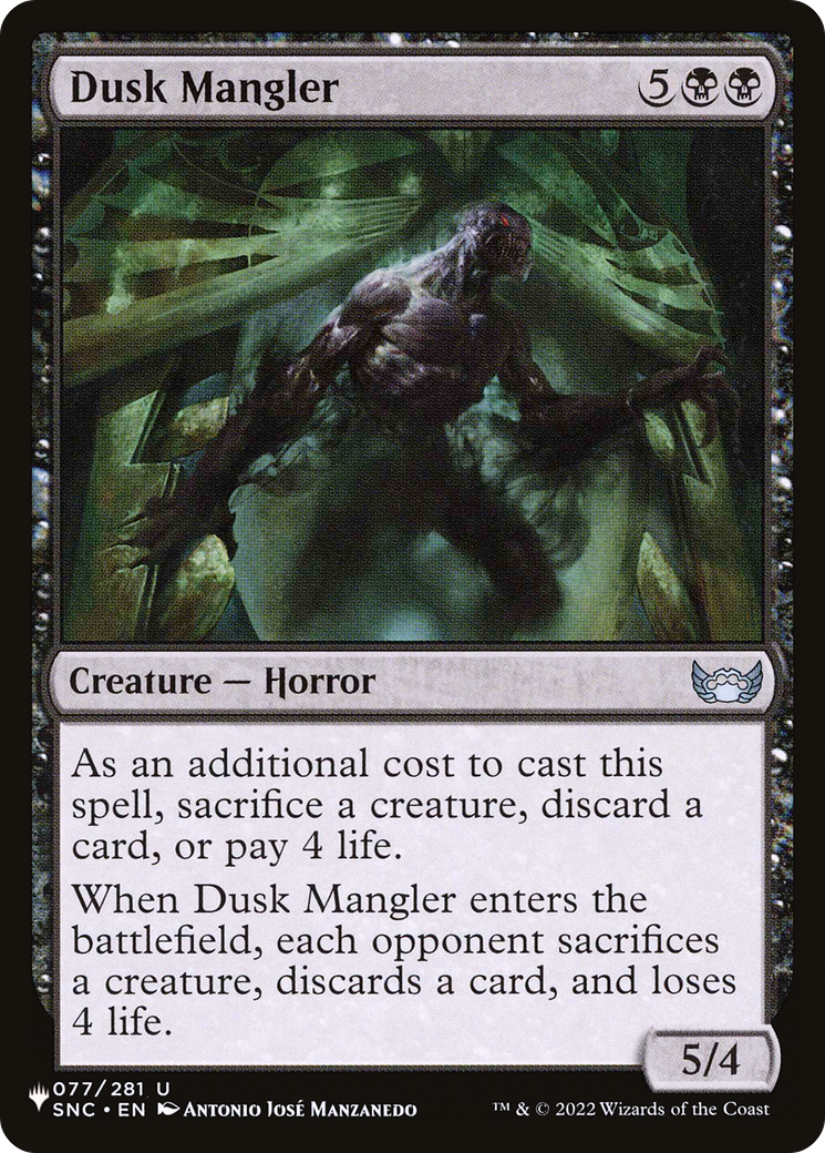 Dusk Mangler [The List Reprints] | Clutch Gaming