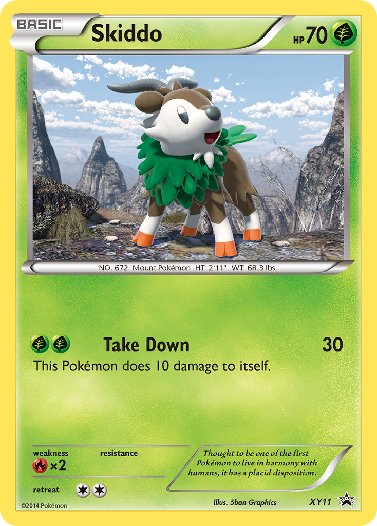 Skiddo (XY11) [XY: Black Star Promos] | Clutch Gaming