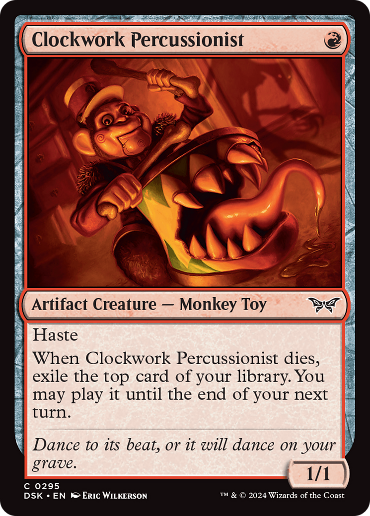 Clockwork Percussionist (0295) [Duskmourn: House of Horror] | Clutch Gaming