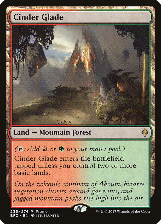 Cinder Glade (Promo) [Standard Showdown Promos] | Clutch Gaming