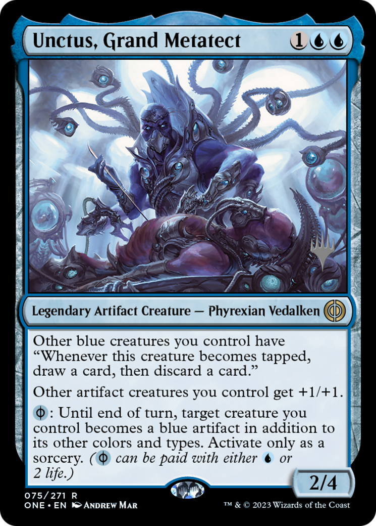 Unctus, Grand Metatect (Promo Pack) [Phyrexia: All Will Be One Promos] | Clutch Gaming