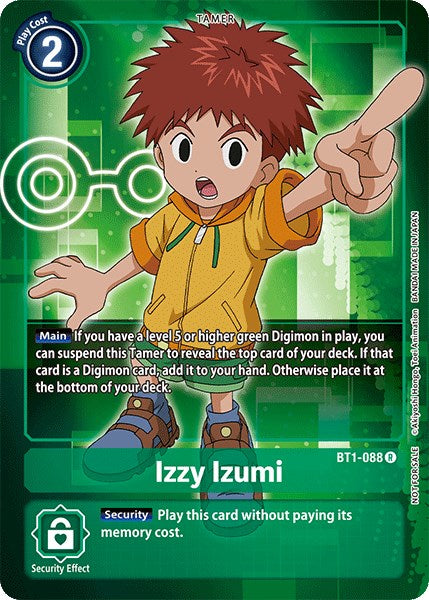 Izzy Izumi [BT1-088] (Official Tournament Pack Vol.3) [Release Special Booster Promos] | Clutch Gaming