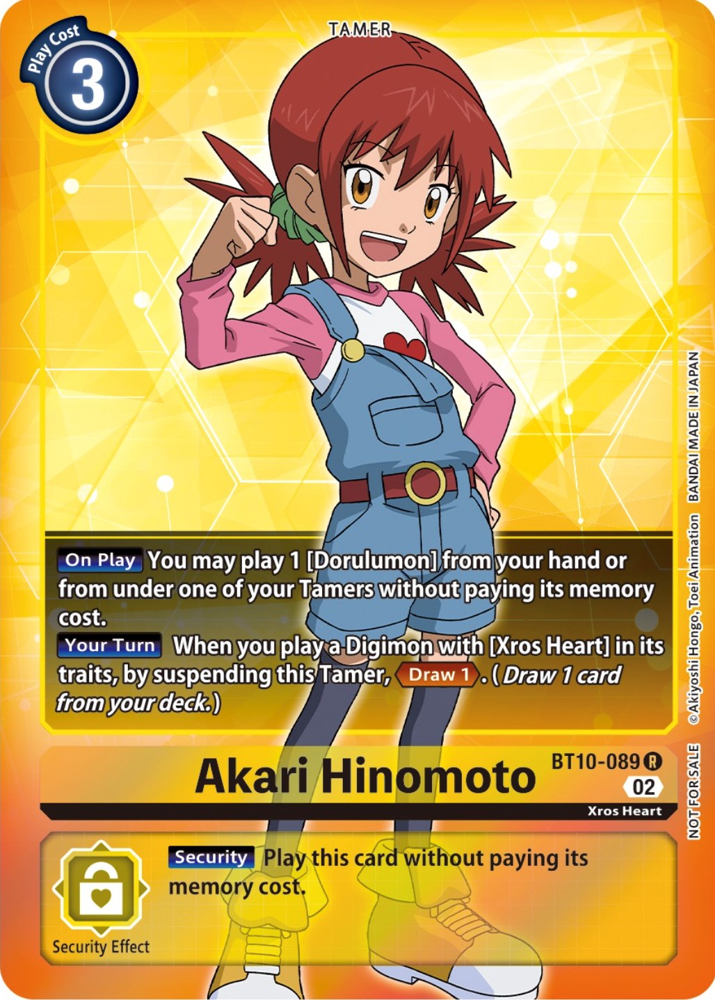 Akari Hinomoto [BT10-089] (Box Topper) [Xros Encounter] | Clutch Gaming