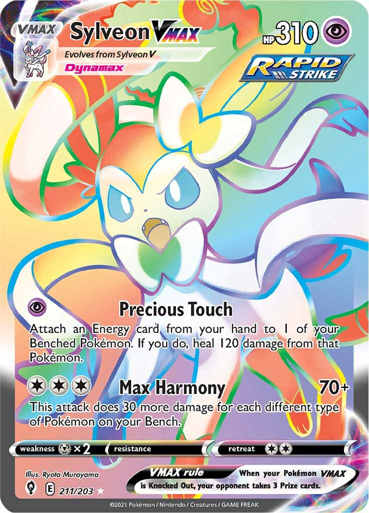 Sylveon VMAX (211/203) [Sword & Shield: Evolving Skies] | Clutch Gaming