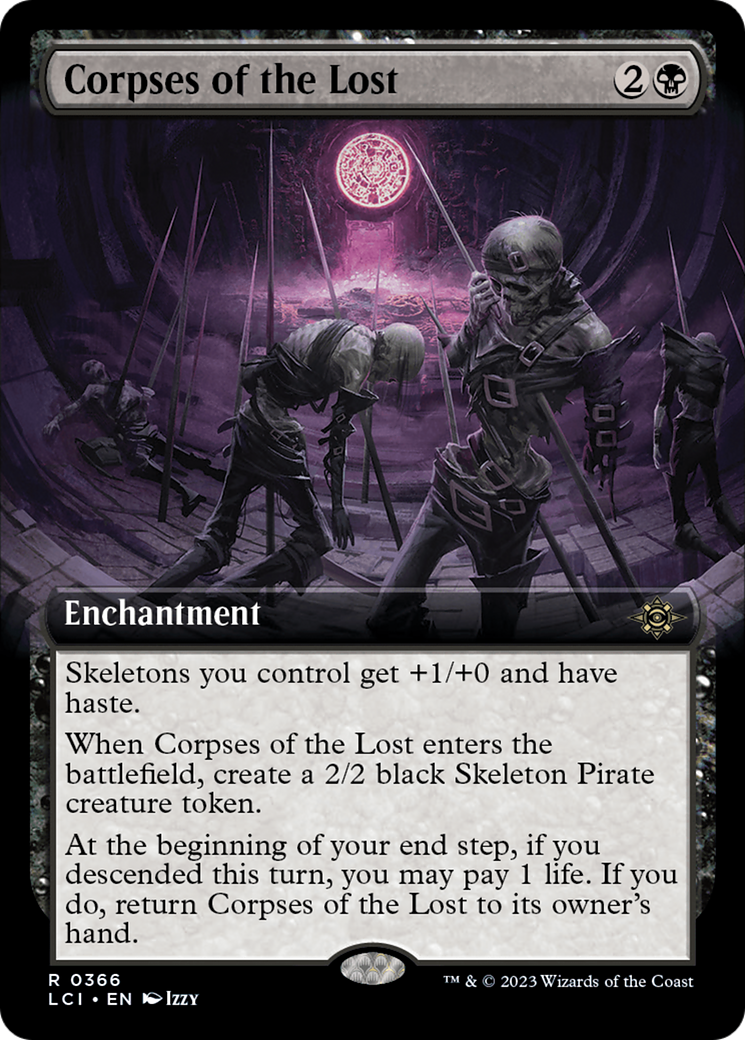 Corpses of the Lost (Extended Art) [The Lost Caverns of Ixalan] | Clutch Gaming