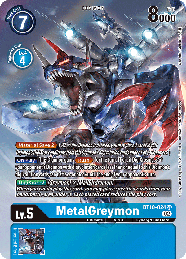 MetalGreymon [BT10-024] (Alternate Art) [Xros Encounter] | Clutch Gaming